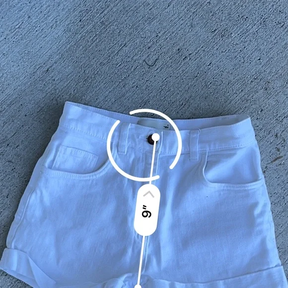 Wilfred• white jean shorts - Picture 9 of 9